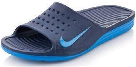 Heren Nike Blauw Slippers